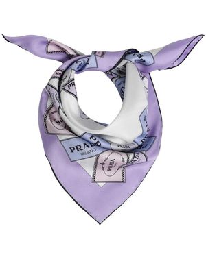 Prada Pocket Scarves - Azul