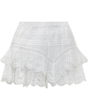 Isabel Marant Short Shorts - White