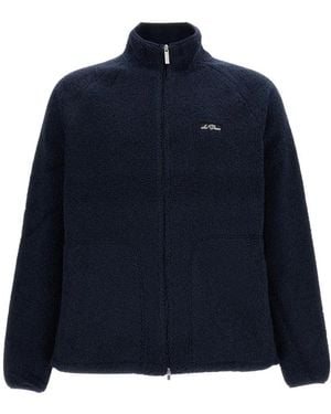 Les Deux Fitness ,Blauw ,Goacca Sherpa Fleece Jas