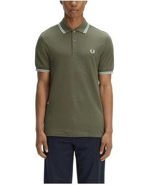 Fred Perry Polo Shirts - Green
