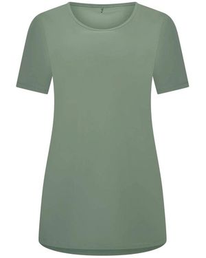 Plus Basics T-Shirt Ronde Hals Midi - Groen