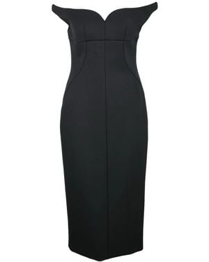 Philosophy Di Lorenzo Serafini Midi Dresses - Black