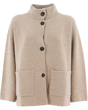 Le Tricot Perugia Cardigans - Natural