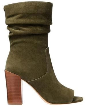 Michael Kors Schoenen ,Groen ,Leer Shayna Heeled Boot
