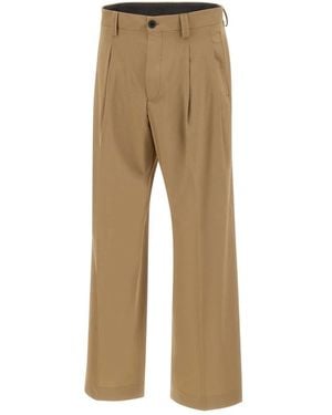 Laneus Wide Trousers - Natural