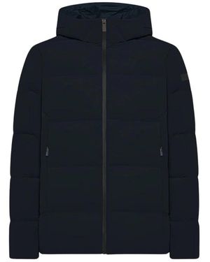 Rrd Medium Gewatteerde Jas Met Capuchon - Blauw