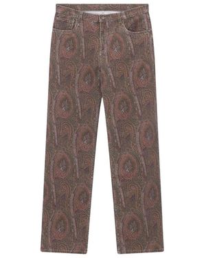 Etro Straight Jeans - Marrón