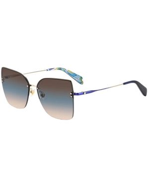 Kate Spade Blauwe Metalen Zonnebril