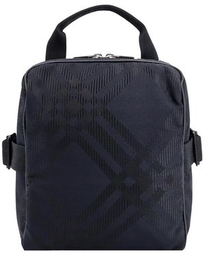 Burberry Cross Body Messenger - Blue