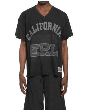 ERL Mesh Football Tee Knit - Zwart