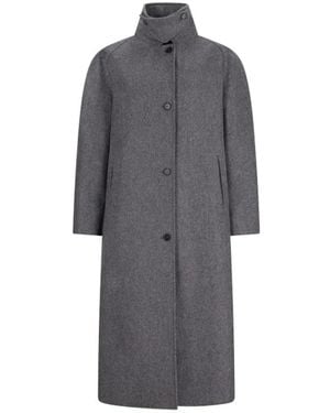 Jil Sander Single-Breasted Coats - Gris