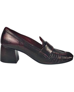 LORENA PAGGI Schoenen ,Rood ,Leer Mocassini 52650 - Blauw