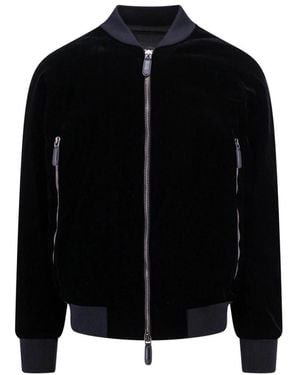 Giorgio Armani Bomber Jackets - Black