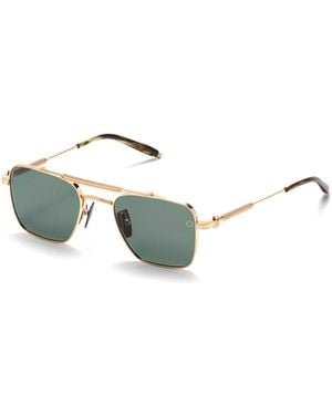 Akoni Accessoires ,Geel ,Europa Zonnebril - Metallic