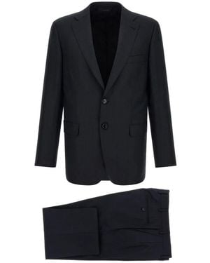 Brioni Single Breasted Suits - Black