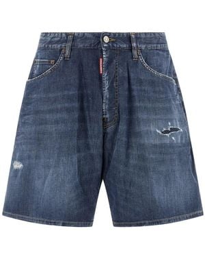 DSquared² Denim Shorts - Bleu