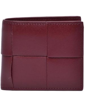 Bottega Veneta Leder Geldbörsen & Kartenhalter - Lila