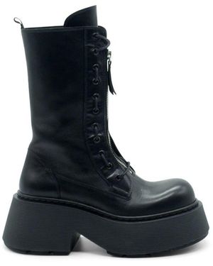 Vic Matié Stripy Stiefelette - Blau