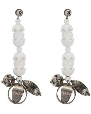 Marni Earrings - Blanc