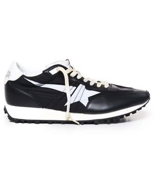 Golden Goose Running marathon sneakers,marathon lauf-sneakers mit sternenmuster - Schwarz