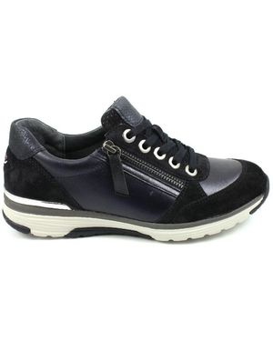 Gabor Blaue Freizeit-Schnürschuhe Für Damen - Schwarz