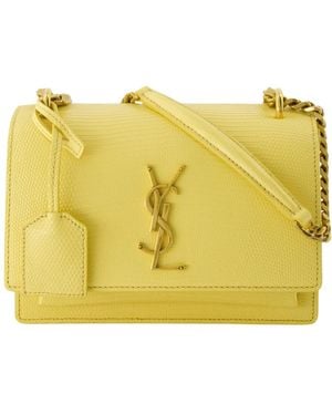 Saint Laurent Sunset Small - Gelb