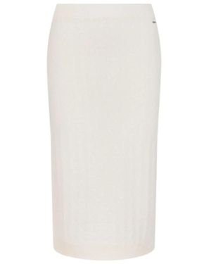 ARMANI EXCHANGE Midi Skirts - Blanco