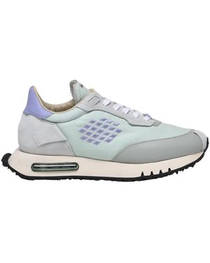 Be Positive Schoenen ,Veelkleurig ,Leer Space Race Sneakers - Blauw