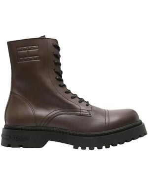 Tommy Hilfiger Lace-Up Boots - Brown