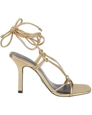 Patrizia Pepe High Heel Sandals - Metallic