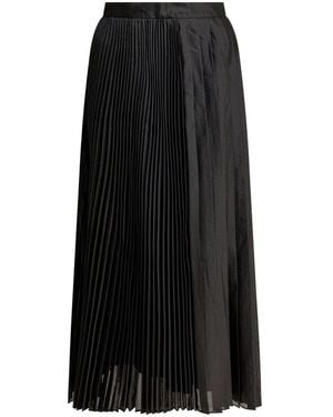 Sandbeige Maxi Skirts - Noir