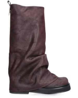 The Attico High Boots - Brown