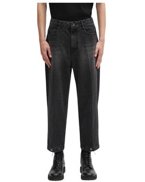 Adererror Cropped Jeans - Nero