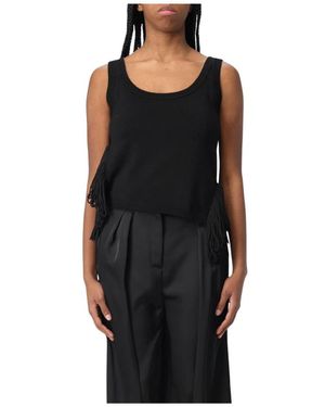SIMONA CORSELLINI Sleeveless Tops - Negro