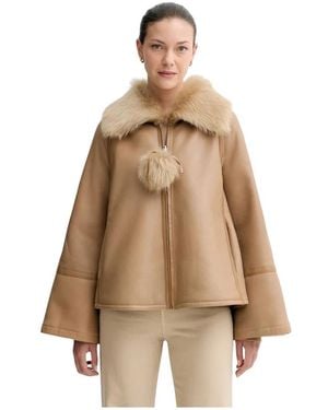 By Malene Birger Leather Jackets - Neutro