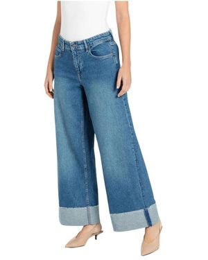 M·a·c Wide Jeans - Azul