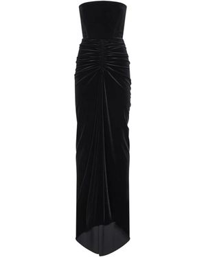 Alex Perry Kleedjes ,Zwart ,Polyester Strapless Corset Gown