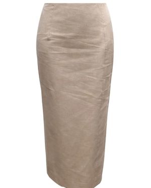SIMONA CORSELLINI Maxi Skirts - Natural