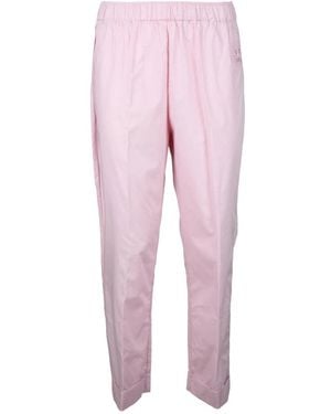 Semicouture Slim-Fit Trousers - Pink
