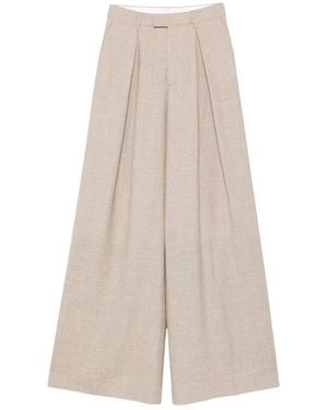 Berwich Wide Trousers - Natural