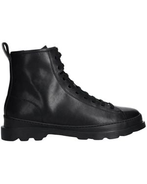Camper Lace-Up Boots - Noir