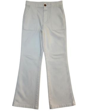 Closed Jeans ,Wit ,Wide Jeans - Grijs