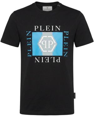 Philipp Plein Tops ,Zwart ,T-Shirts