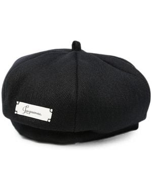Jacquemus Cavallo Baskenmütze - Schwarz
