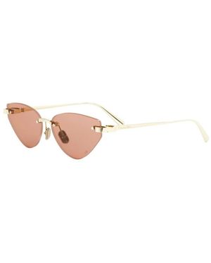 Dior B5U Vlinder Zonnebrillen - Roze