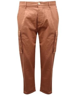 Officina 36 Slim-Fit Trousers - Brown