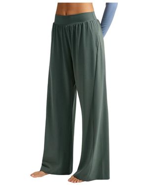 Nike Zenvy Mid-Rise Wide-Leg Pants - Groen