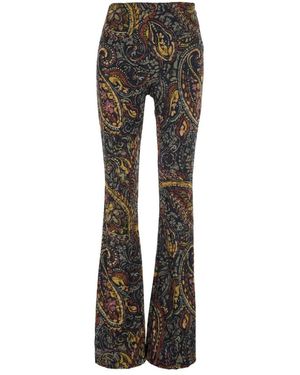 Etro Uitlopende Broek - Grijs