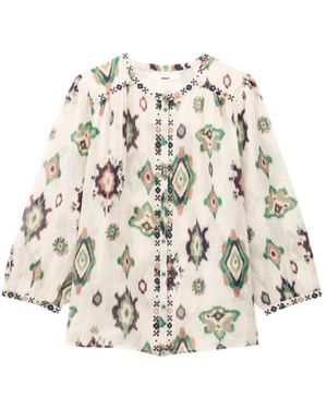 Ba&sh Overhemden ,Shirt Odelie - Naturel