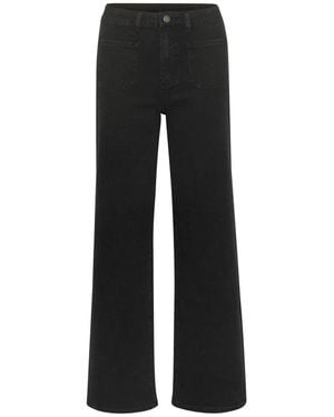Kaffe Wide Jeans - Noir